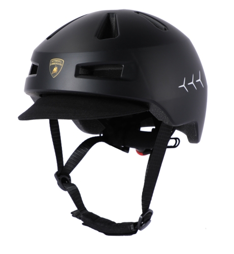 Шлем защитный детский с регулировкой LAMBORGHINI, черный (92442) / Шлемы и перчатки