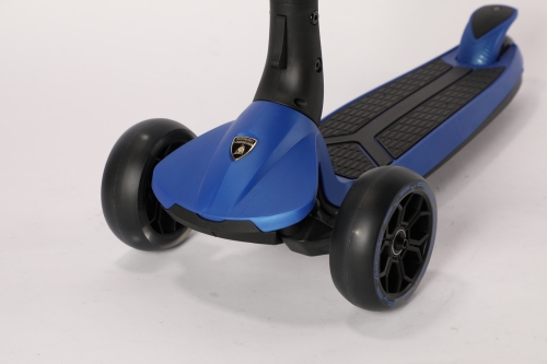 Детский 3-колесный самокат LAMBORGHINI с регулировкой высоты, синий (06502) / Самокаты № 2
