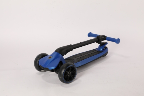 Детский 3-колесный самокат LAMBORGHINI с регулировкой высоты, синий (06502) / Самокаты № 4