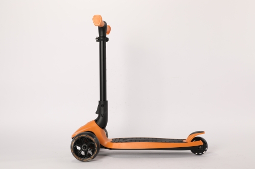 Детский 3-колесный самокат LAMBORGHINI с регулировкой высоты, оранжевый (06519) / Самокаты № 2