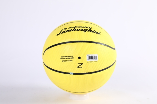 Баскетбольный мяч LAMBORGHINI, желтый, р.7 (31252) / Мячи игровые № 6