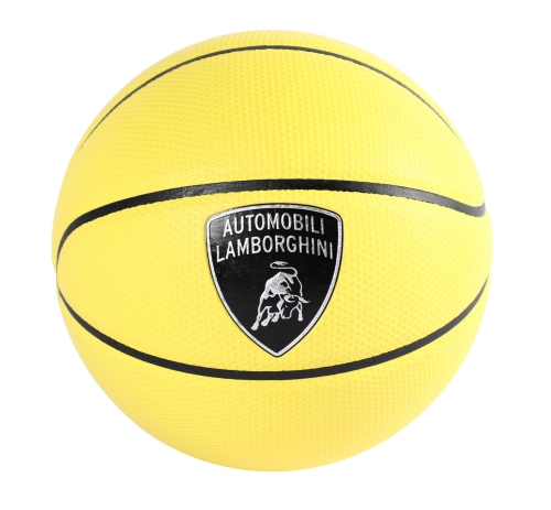 Баскетбольный мяч LAMBORGHINI, желтый, р.7 (31252) / Мячи игровые