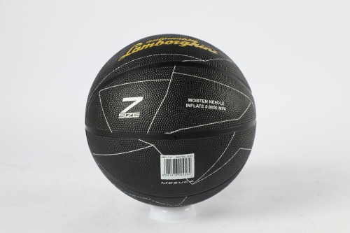 Баскетбольный мяч LAMBORGHINI, черный, р.5 (31276) / Мячи игровые № 3