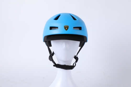 Шлем защитный детский с регулировкой LAMBORGHINI, голубой S (66742) / Шлемы и перчатки № 5