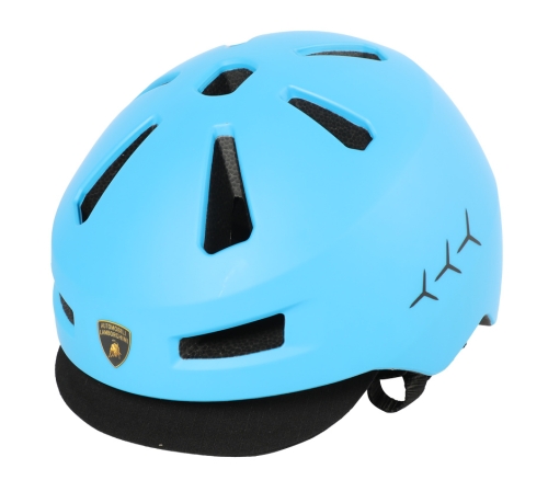 Шлем защитный детский с регулировкой LAMBORGHINI, голубой S (66742) / Шлемы и перчатки