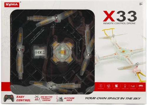 Квадрокоптер игрушечный X33 на р-у, Syma (05387) / Радиоуправляемые модели № 10