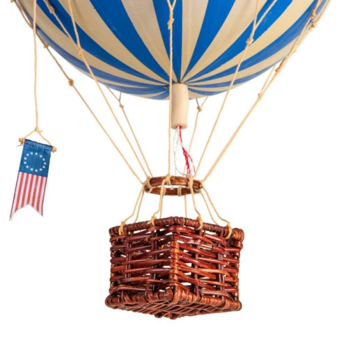 Декор Воздушный шар синяя полоска (средняя), Authentic Models (27992) / Декор в детскую № 2