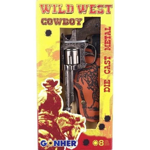 Игровой набор детский Дикий запад, револьвер+кобура, Gonher (20101) / Игрушечное оружие № 4 Kids Republic Игровой набор детский Дикий запад, револьвер+кобура, Gonher (20101) / Игрушечное оружие № 4