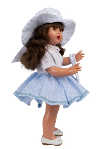 Doll in a white and blue dress, 50 cm, Mariquita Perez (06164) / Dolls № 3 Kids Republic Doll in a white and blue dress, 50 cm, Mariquita Perez (06164) / Dolls № 3