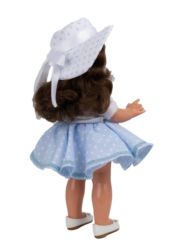 Doll in a white and blue dress, 50 cm, Mariquita Perez (06164) / Dolls № 5 Kids Republic Doll in a white and blue dress, 50 cm, Mariquita Perez (06164) / Dolls № 5