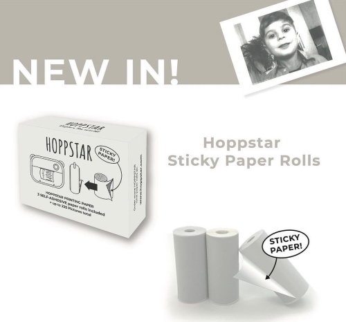 Бумага для термофотопечати самоклеющаяся, 3шт размер 57 x 30 мм, Hoppstar (23994) / Игровые наборы № 2