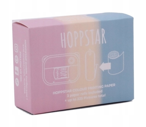 Бумага для термофотопечати в рулоне, 3 шт., пастельная, Hoppstar (24267) / Игровые наборы Kids Republic Бумага для термофотопечати в рулоне, 3 шт., пастельная, Hoppstar (24267) / Игровые наборы