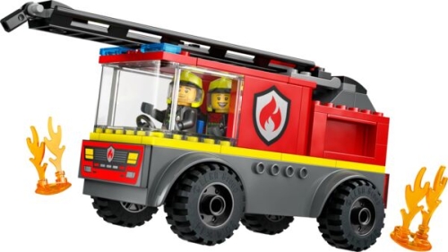 Конструктор LEGO Пожарная машина с лестницей (60463) / Конструкторы № 2 Kids Republic Конструктор LEGO Пожарная машина с лестницей (60463) / Конструкторы № 2