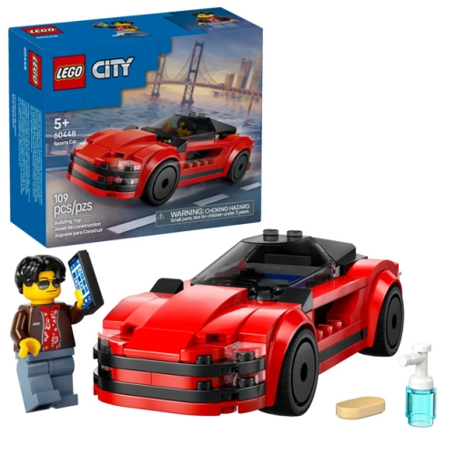 Constructor LEGO Red sports car (60448) / Constructors № 6 Kids Republic Constructor LEGO Red sports car (60448) / Constructors № 6