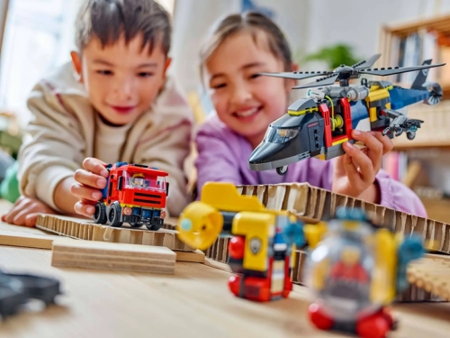 Конструктор LEGO Ремикс вертолетов, пожарных машин и подводных лодок (60462) / Конструкторы № 8 Kids Republic Конструктор LEGO Ремикс вертолетов, пожарных машин и подводных лодок (60462) / Конструкторы № 8