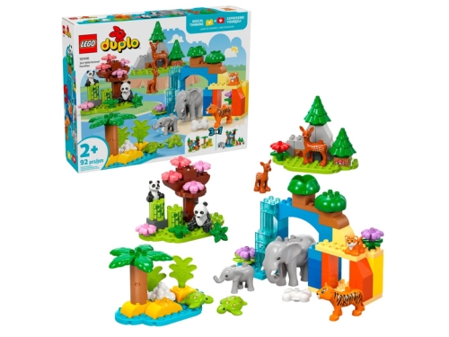 3-in-1 LEGO Family of Wild Animals (10446) / Constructors № 8 Kids Republic 3-in-1 LEGO Family of Wild Animals (10446) / Constructors № 8