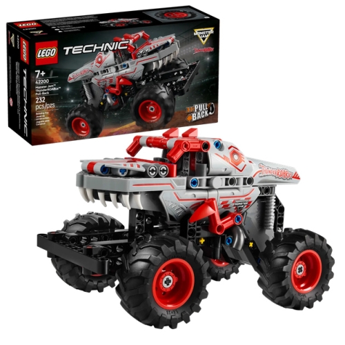 Конструктор LEGO Monster Jam™ ThunderROARus™ с инерционным двигателем (42200) / Конструкторы № 5 Kids Republic Конструктор LEGO Monster Jam™ ThunderROARus™ с инерционным двигателем (42200) / Конструкторы № 5