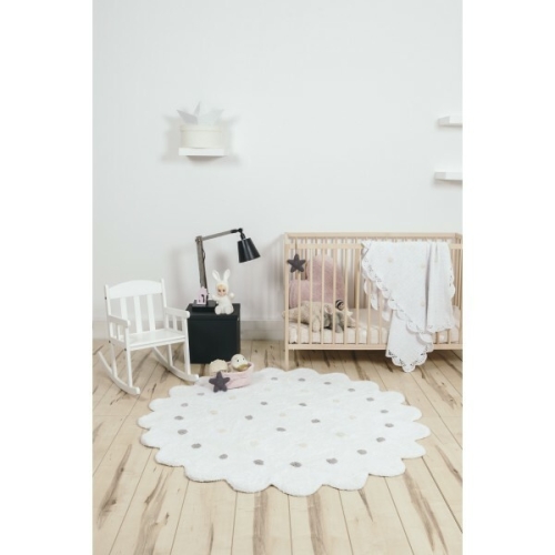 Коврик для детской комнаты Galletita White 140 Cm, Lorena Canals (52421) / Коврики в детскую № 3 Kids Republic Коврик для детской комнаты Galletita White 140 Cm, Lorena Canals (52421) / Коврики в детскую № 3