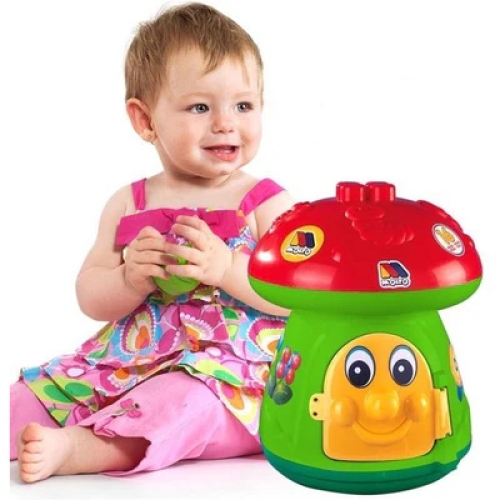 Toy Mushroom with blocks, 15 pieces Molto (50639) / Age 0-3 Years № 2 Kids Republic Toy Mushroom with blocks, 15 pieces Molto (50639) / Age 0-3 Years № 2