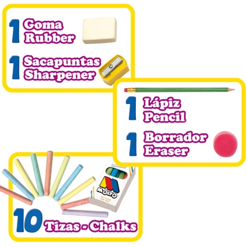 Стіл Мольберт зі стільцем Molto (10715) / Малювання № 4 Kids Republic Стіл Мольберт зі стільцем Molto (10715) / Малювання № 4