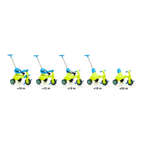 Tricycle TRIKE II, green Molto (62165) / Bicycles № 2 Kids Republic Tricycle TRIKE II, green Molto (62165) / Bicycles № 2