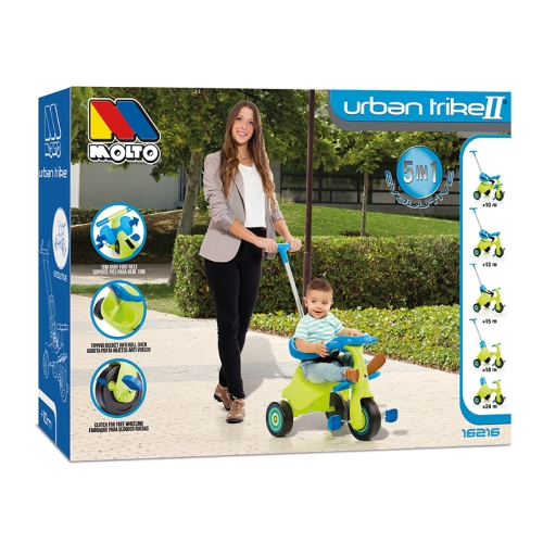 Tricycle TRIKE II, green Molto (62165) / Bicycles № 4 Kids Republic Tricycle TRIKE II, green Molto (62165) / Bicycles № 4
