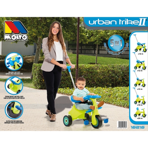 Tricycle TRIKE II, green Molto (62165) / Bicycles Kids Republic Tricycle TRIKE II, green Molto (62165) / Bicycles