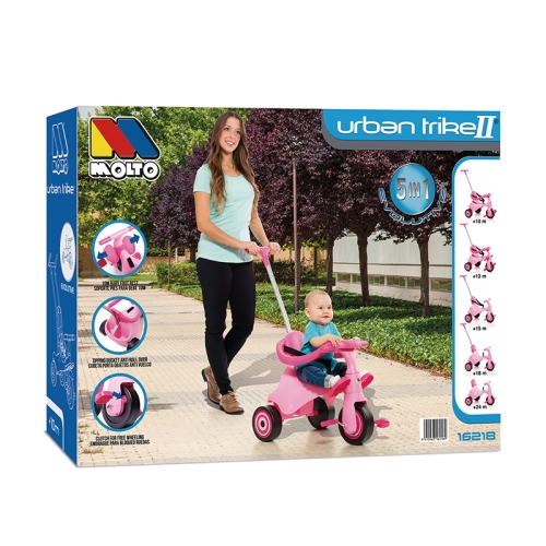 Велосипед триколісний TRIKE II, рожевий Molto (62189) / Велосипеди № 4 Kids Republic Велосипед триколісний TRIKE II, рожевий Molto (62189) / Велосипеди № 4