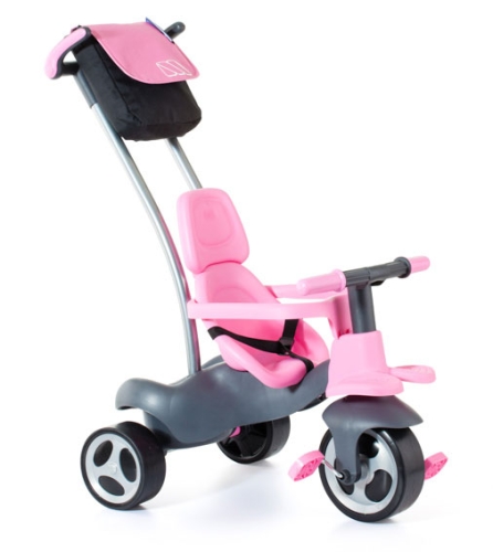 Tricycle TRIKE SOFT CONTROL, pink Molto (72010) / Bicycles Kids Republic Tricycle TRIKE SOFT CONTROL, pink Molto (72010) / Bicycles