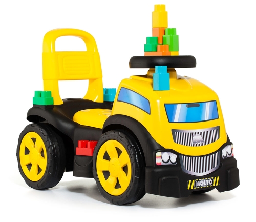 Tolokar Truck with blocks, 10 pieces Molto (72201) / Tolokars Kids Republic Tolokar Truck with blocks, 10 pieces Molto (72201) / Tolokars