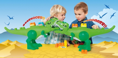 Dino toy with blocks, 30 pieces Molto (74809) / Play Sets № 3 Kids Republic Dino toy with blocks, 30 pieces Molto (74809) / Play Sets № 3