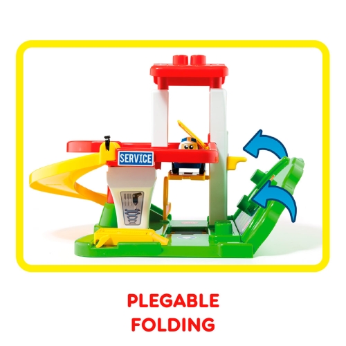 Іграшковий набір Пожежна станція з блоками, 10шт і 1 машинка Molto (94647) / Ігрові набори № 5 Kids Republic Іграшковий набір Пожежна станція з блоками, 10шт і 1 машинка Molto (94647) / Ігрові набори № 5