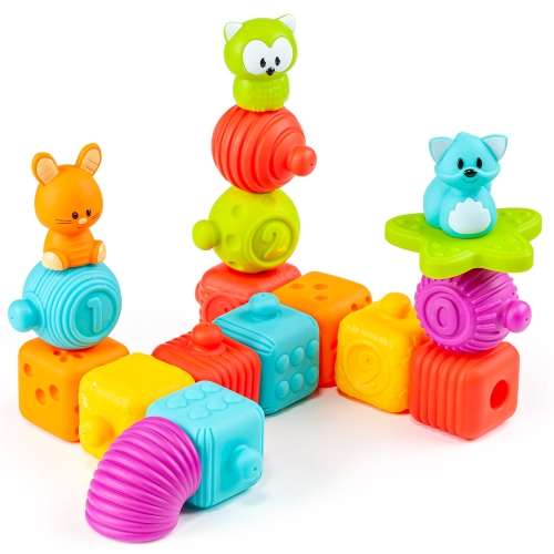 Набор сенсорных игрушек, 17шт Molto (15199) / Игрушки для купания № 3 Kids Republic Набор сенсорных игрушек, 17шт Molto (15199) / Игрушки для купания № 3