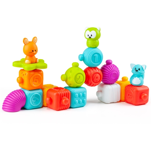 Набор сенсорных игрушек, 17шт Molto (15199) / Игрушки для купания № 5 Kids Republic Набор сенсорных игрушек, 17шт Molto (15199) / Игрушки для купания № 5