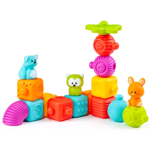 Набор сенсорных игрушек, 17шт Molto (15199) / Игрушки для купания № 6 Kids Republic Набор сенсорных игрушек, 17шт Molto (15199) / Игрушки для купания № 6