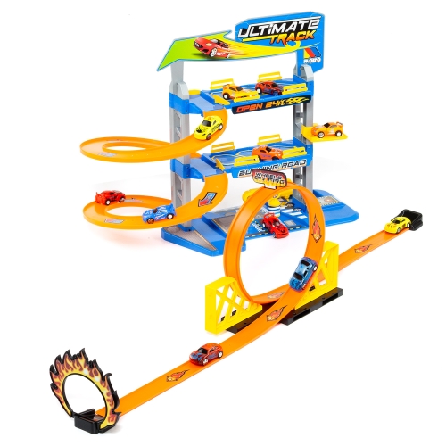 Игрушечный трек с паркингом и машинками Molto (34053) / Игровые наборы Kids Republic Игрушечный трек с паркингом и машинками Molto (34053) / Игровые наборы