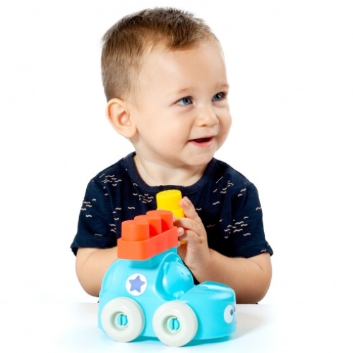 Машинка з блоками в асортименті Molto (44571) / Іграшковий транспорт № 3 Kids Republic Машинка з блоками в асортименті Molto (44571) / Іграшковий транспорт № 3