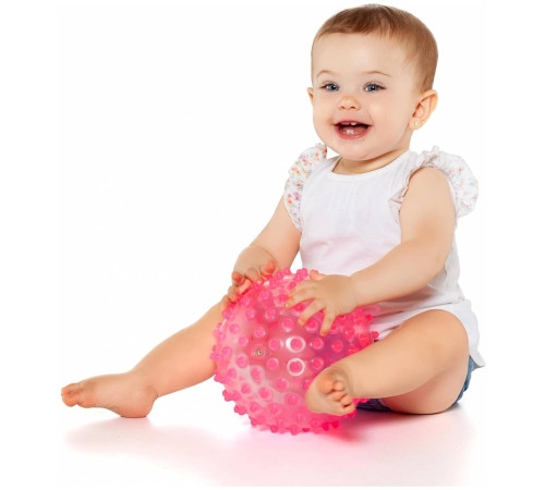 Сенсорный мячик, диаметр 20см, розовый Molto (45615) / Игрушки для купания № 2 Kids Republic Сенсорный мячик, диаметр 20см, розовый Molto (45615) / Игрушки для купания № 2