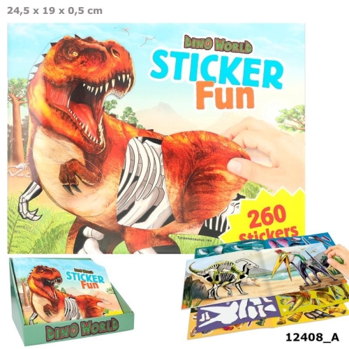 Наліпки Dino World, Depesche (44208) / Читання та творчість Kids Republic Наліпки Dino World, Depesche (44208) / Читання та творчість