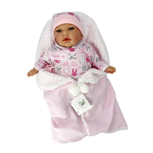 Лялька малюк Nana у рожевому одязі, 45см, Nines d`Onil (7090) / Ляльки № 2