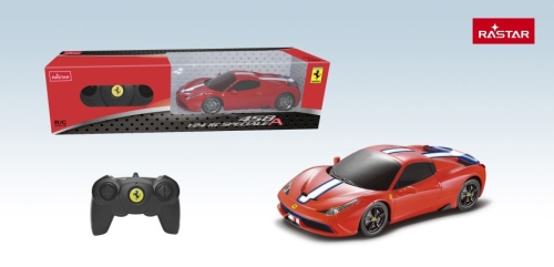 Іграшковий автомобіль на радіокеруванні Ferrari 458 Speciale A 1:24, Rastar (08930) / Іграшковий транспорт № 7 Kids Republic Іграшковий автомобіль на радіокеруванні Ferrari 458 Speciale A 1:24, Rastar (08930) / Іграшковий транспорт № 7