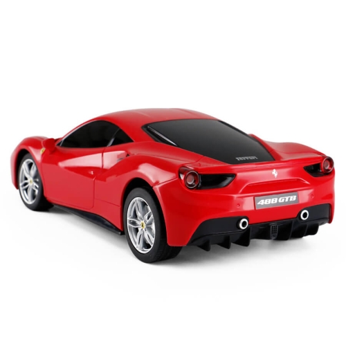 Іграшкова автомодель на радіокеруванні Ferrari 488 GTB 1:24, Rastar (11268) / Іграшковий транспорт № 4 Kids Republic Іграшкова автомодель на радіокеруванні Ferrari 488 GTB 1:24, Rastar (11268) / Іграшковий транспорт № 4