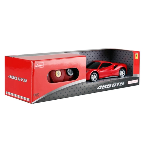 Іграшкова автомодель на радіокеруванні Ferrari 488 GTB 1:24, Rastar (11268) / Іграшковий транспорт № 5 Kids Republic Іграшкова автомодель на радіокеруванні Ferrari 488 GTB 1:24, Rastar (11268) / Іграшковий транспорт № 5