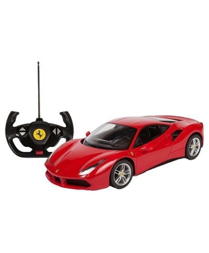 Іграшковий автомобіль на радіокеруванні Ferrari 488 GTB 1:14, Rastar (11282) / Іграшковий транспорт Kids Republic Іграшковий автомобіль на радіокеруванні Ferrari 488 GTB 1:14, Rastar (11282) / Іграшковий транспорт