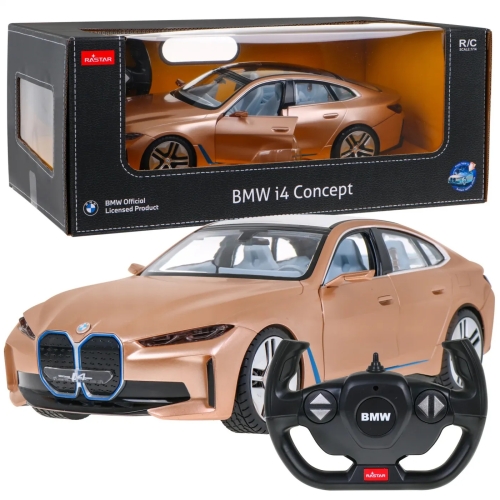 Іграшковий автомобіль на радіокеруванні BMW i4 1:14, Rastar (20345) / Іграшковий транспорт № 8 Kids Republic Іграшковий автомобіль на радіокеруванні BMW i4 1:14, Rastar (20345) / Іграшковий транспорт № 8
