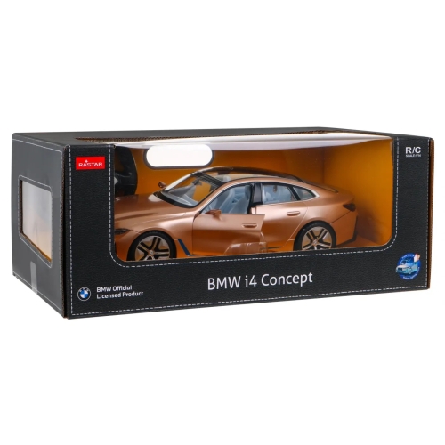 Іграшковий автомобіль на радіокеруванні BMW i4 1:14, Rastar (20345) / Іграшковий транспорт № 9 Kids Republic Іграшковий автомобіль на радіокеруванні BMW i4 1:14, Rastar (20345) / Іграшковий транспорт № 9