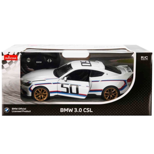Іграшковий автомобіль на радіокеруванні BMW 3.0 CSL 1:14, Rastar (24022) / Іграшковий транспорт № 8 Kids Republic Іграшковий автомобіль на радіокеруванні BMW 3.0 CSL 1:14, Rastar (24022) / Іграшковий транспорт № 8