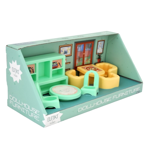 A set of furniture for dolls (living room) 8 el., ELFIKI (97891) / Doll House Furniture Kids Republic A set of furniture for dolls (living room) 8 el., ELFIKI (97891) / Doll House Furniture