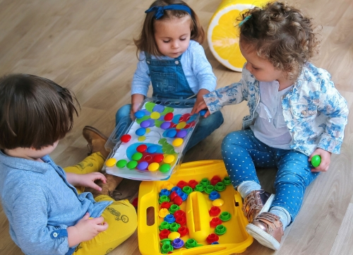 Развивающая игрушка Моя первая мозаика светло-зеленый (93701) / Пазл № 4 Kids Republic Развивающая игрушка Моя первая мозаика светло-зеленый (93701) / Пазл № 4