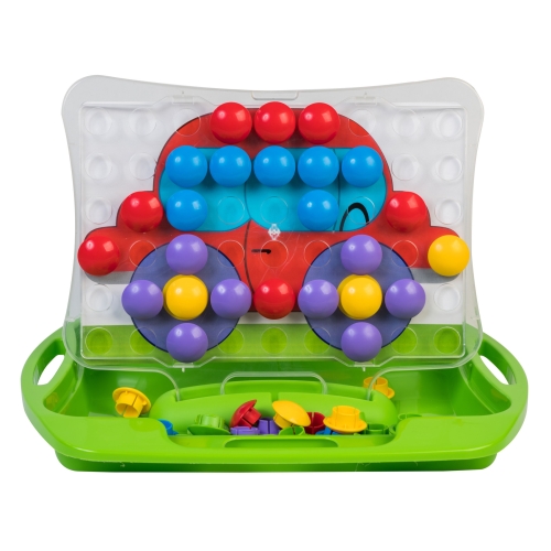 Развивающая игрушка Моя первая мозаика светло-зеленый (93701) / Пазл Kids Republic Развивающая игрушка Моя первая мозаика светло-зеленый (93701) / Пазл